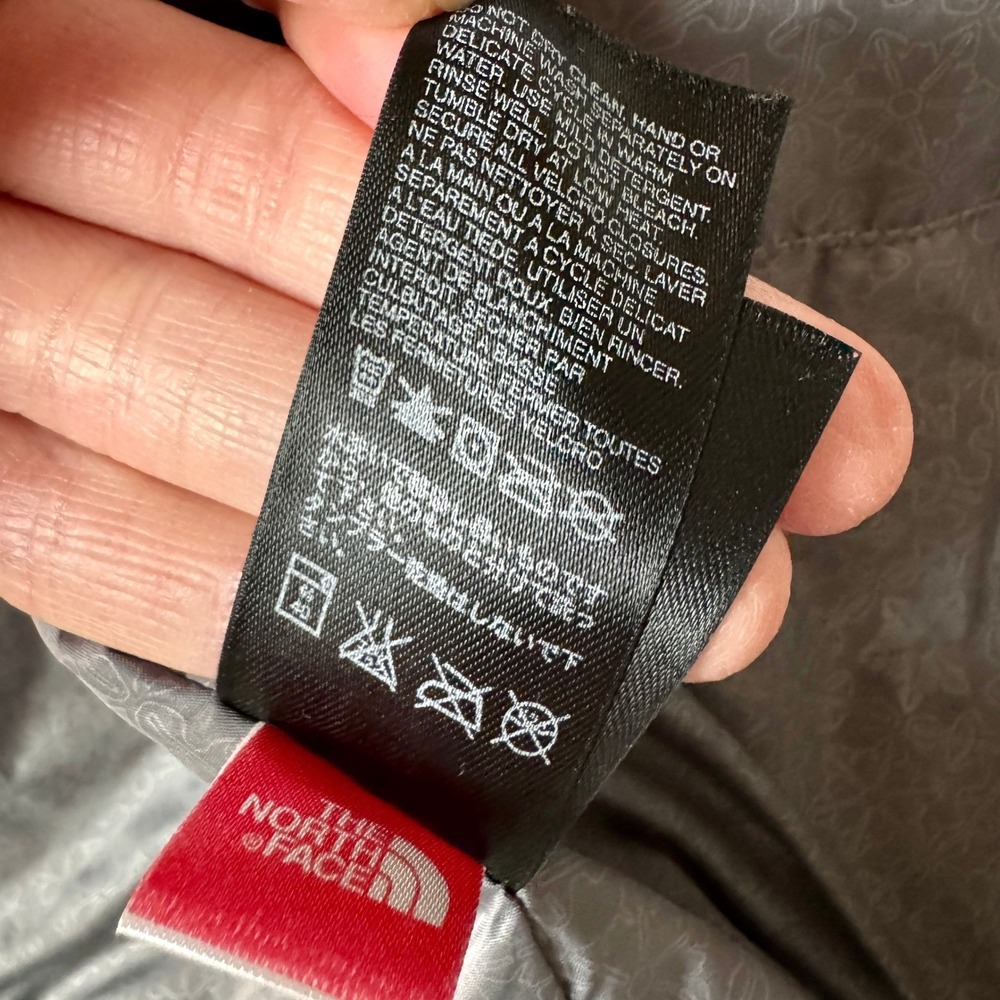 The North Face Girls Star Quilted Puffer‎ Jacket M Light Blue Full Zip READ* - Picture 12 of 15